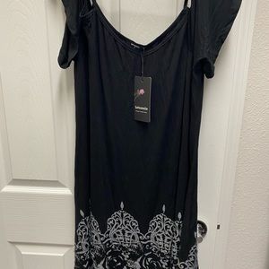 Lotus Smile brand cold shoulder top